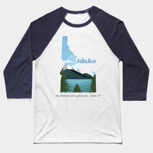 USA State of Idaho Psalm 2:8 - My Inheritance and possession Baseball T-Shirt